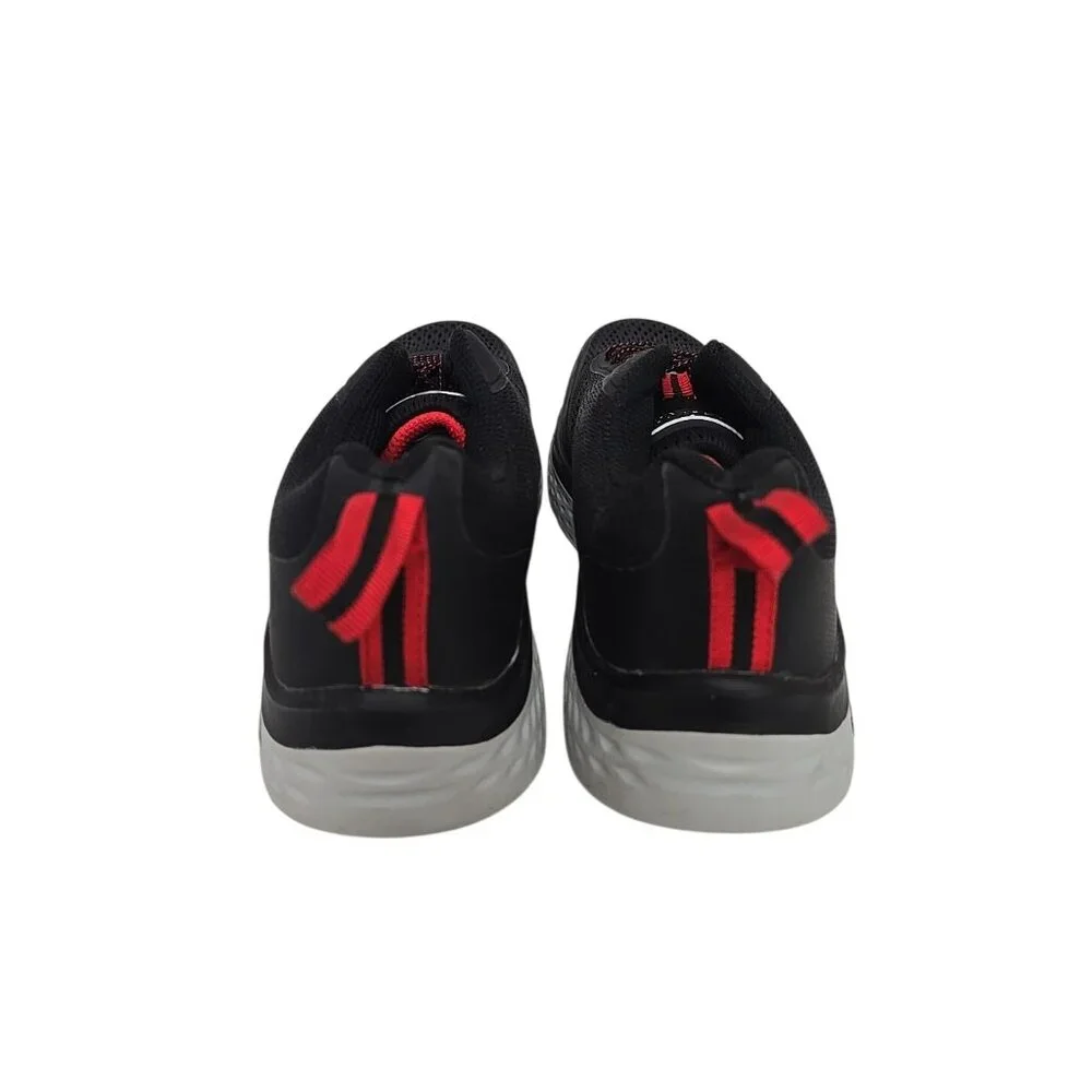 Skechers Women's Steel Toe Steel Plate Athletic Work Shoes 99997000 Black Red 6M - Picture 3 of 8